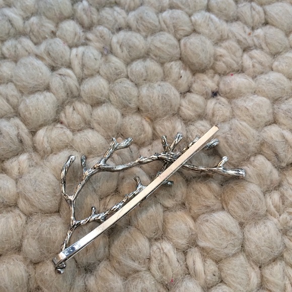Silver Tree Branch Hair Pin - Picture 3 of 5